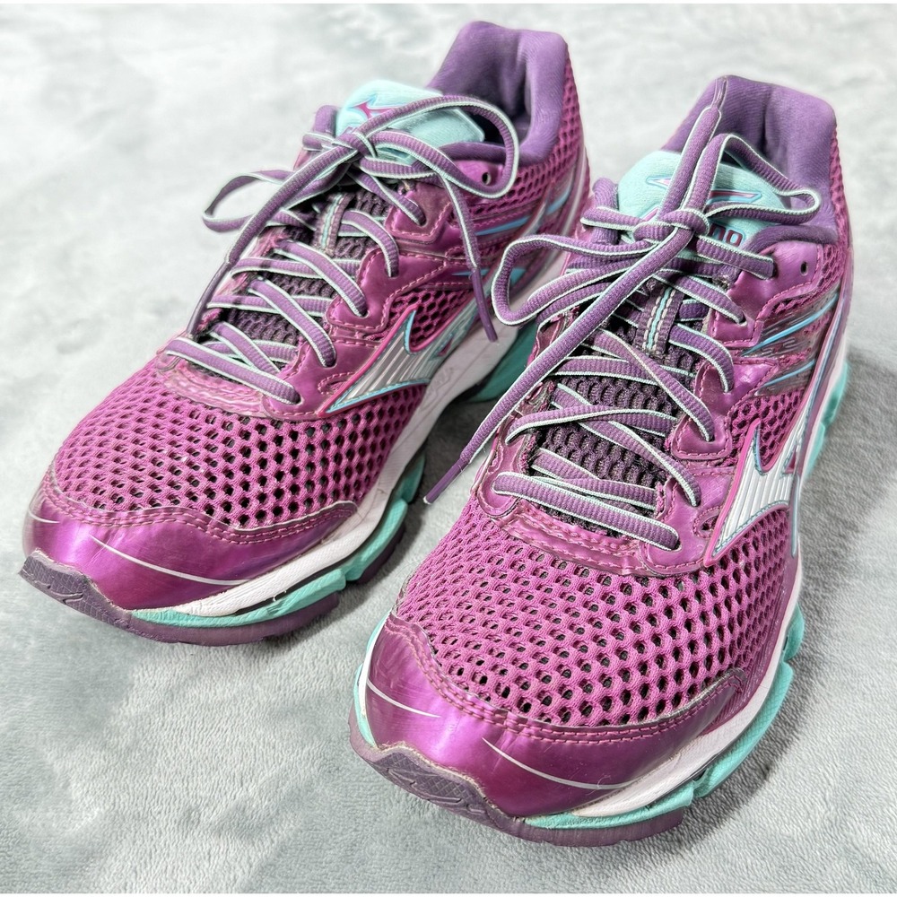 Mizuno Wave Enigma 5 Shoes Womens Size 8.5 Purple Running Sneakers J1GD150262